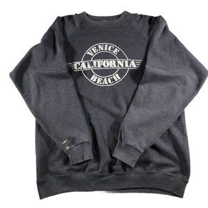 VTG 90s Venice Beach California Muscle Beach Crewneck Sweatshirt Sz XL Thrashed